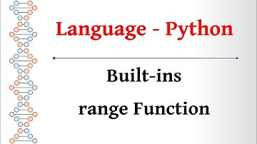 Language Tamil - Python - Built ins - Function Range
