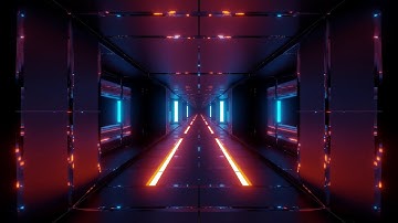 Tunnel Corridor Sci-Fi 4K Video | Free 4K Stock Videos