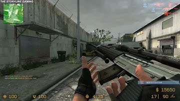 Counter Strike : Source - Port CSGO - Gameplay "CT Forces" (with bots) No Commentary