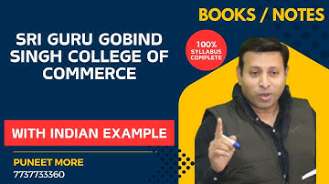 MBA BOOKS/NOTES SGGSCC|Sri Guru Gobind Singh College Of Commerce|EASY LANGUAGE|BBA NOTES/BOOKS