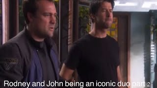 Rodney McKay and John Sheppard being an iconic duo part 2
