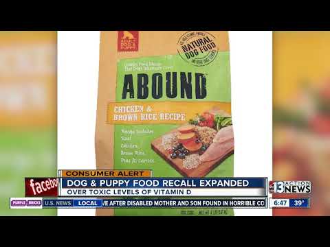 Dog food recall expanded