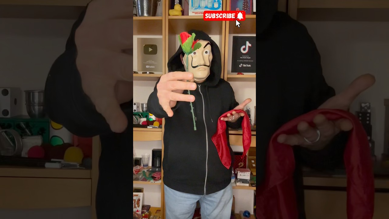 HOW TO MAKE A ROSE APPEAR 🪄 Magic Trick Tutorial 