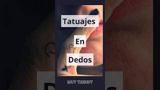 Ideas de 'TATUAJES en el DEDO'  para MUJER - Muy Trendy #tatuajes #tattoo #tatuajesparamujer