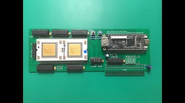 Apple II PDP-11 Card 1st test