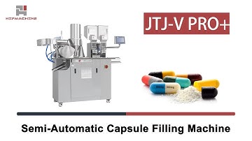 Semi-Automatic Capsule Filling Machine JTJ-V Pro + (Dual Loading System + Automatic Turntable)