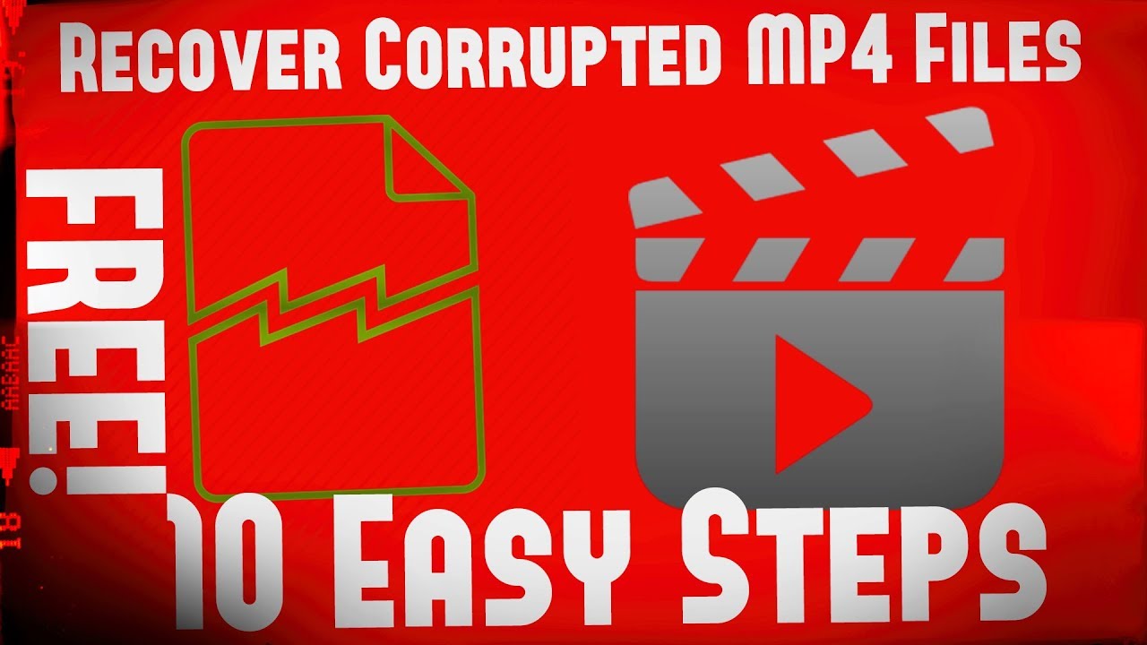  Comment rcuprer GRATUITEMENT des fichiers MP4 MOV AVI et autres fichiers vido corrompus  10 tapes simples