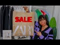 HUGE  ZARA WINTER SALE TRY ON HAUL 2022 + STYLE WITH ME | MINI VLOG IN STORE