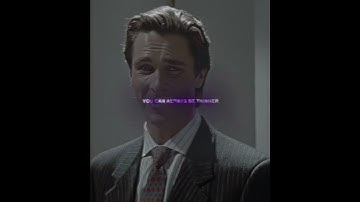 Patrick Bateman "Look Better" | Edit | The Weeknd - After Hours (Instrumental, slowed)