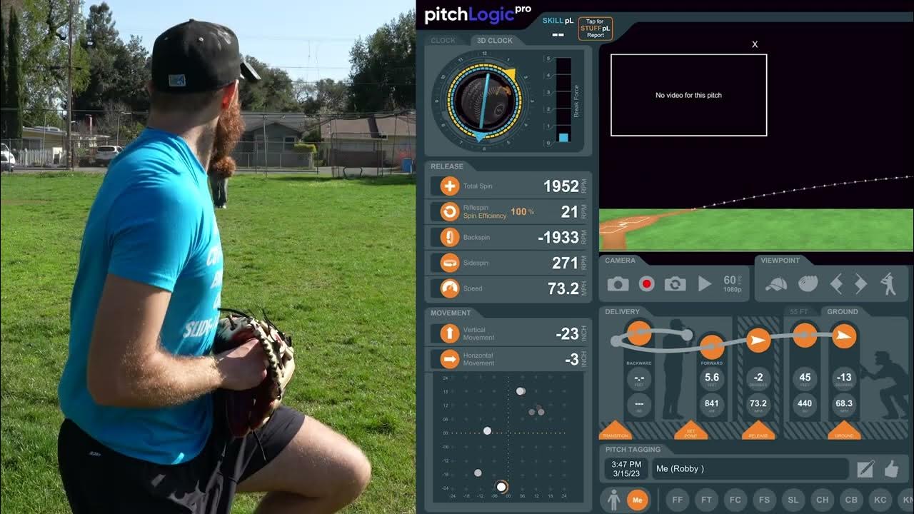 Showcasing Pitch Logic App During Flat Ground YouTube