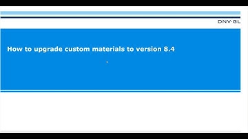 How to upgrade custom materials to Phast/Safeti 8.4