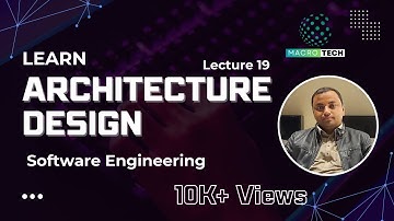 What is Architecture Design? | Software Engineering | Lecture 19 | Hindi / Urdu