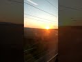 Train TGV France Sunset