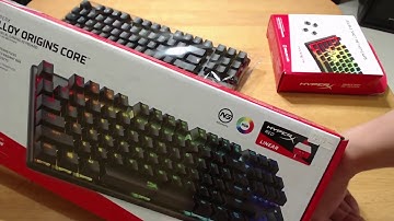 [UNBOXING] HyperX Alloy Origins Core TKL