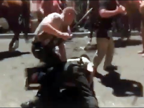 See the fight at the fair where a deputy's horse got punched