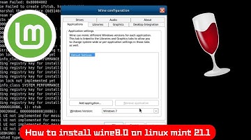 How to install wine 8.0 on linux mint 21.1