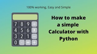 simple gui calculator using python and tkinter with source code