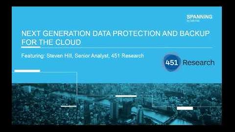 Next Generation Data Protection for the Cloud