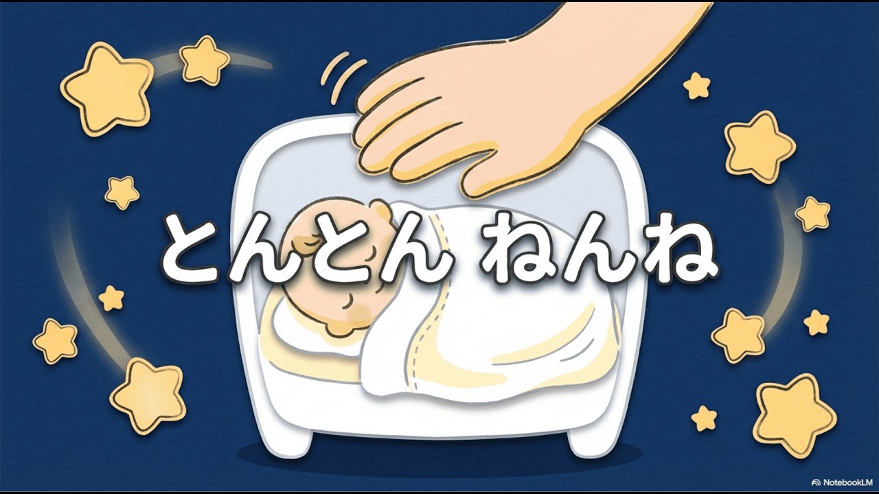 【魔法の寝かしつけ】とんとん ねんね【コズレの歌う知育絵本】