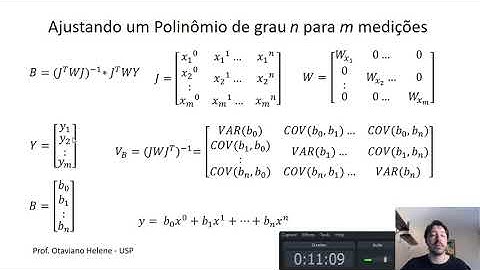 Curva de Calibração pelo MÉTODO DOS MÍNIMOS QUADRADOS Parte 3