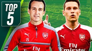 Five Summer Transfers for New Arsenal Manager Unai Emery, including PSG's Draxler