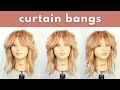 HAIRCUT TUTORIAL: HOW TO CUT PERFECT CURTAIN BANGS | Curtain Fringe | Lina Waled