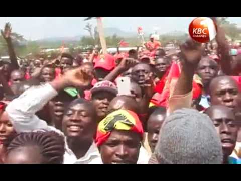 Uhuru hopes to convince a largely NASA zone to vote for him