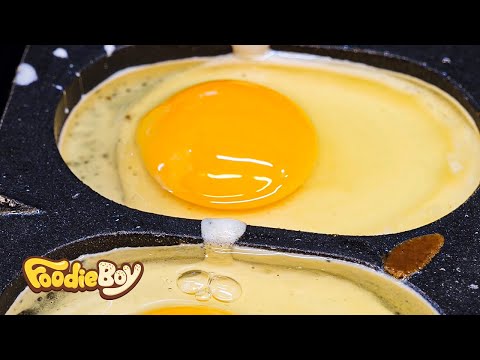 Egg Bun / Seomun Night Market, <strong>Daegu</strong> <strong>Korea</strong> / Korean Street Food / 계란빵 / 대구 서문야시장 길거리 음식