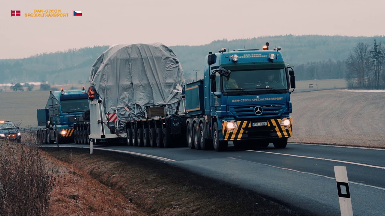 HeavyLoad / Nadměrný náklad : Plzeň, CZ - Lovosice, CZ (2/2018)