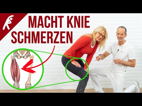 This muscle makes 90% of all Knieschmerzen❗ Stretch it directly! (exercises)