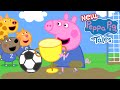 Peppa pig tales  playing football with peppas friends  brand new peppa pig episodes