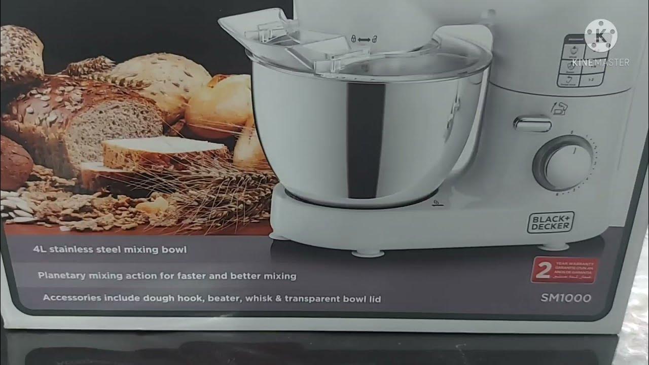 Unboxing the Black & Decker Stand Mixer, 4 Liters, 1000W, SM1000 -  Naheed.pk 