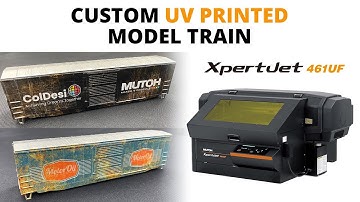Custom UV Printed Model Train | Mutoh XpertJet 461UF