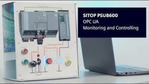 SITOP power supplies with OPC UA - Video 1 Introduction