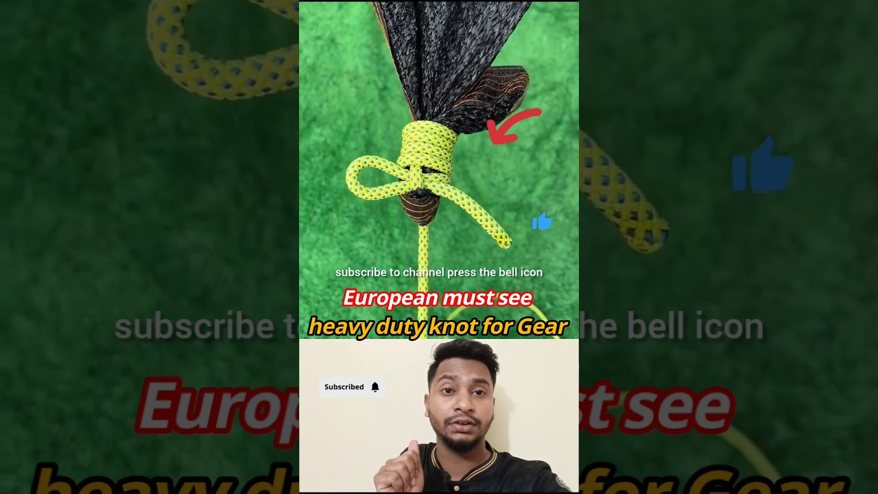 Heavy Duty Knot for Gear & Straps. 