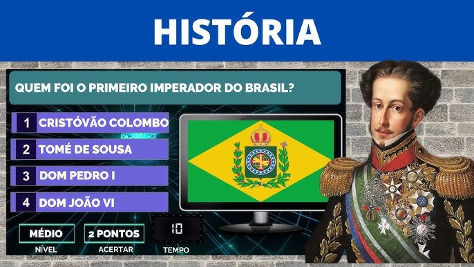 💥 QUIZ HISTÓRIA DO BRASIL #01 - Teste de 20 Perguntas Com Respostas Sobre  A História Do Brasil 