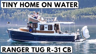 Ranger Tug R-31 CB Pocket Motor Yacht Tour за $400 000+ Идеальный крейсерский траулер для Great Loop