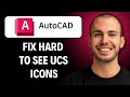 How to Fix UCS Icon Disappearing or Hard to See [2026 GUIDE]