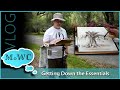 Quickly Capturing On-Location Essentials With Limited Time. Plein Air Sketching with Watercolor.