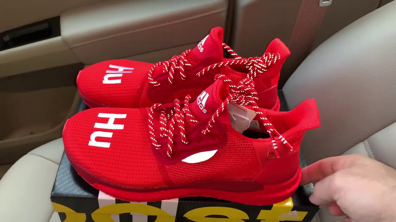 pharrell red shoes