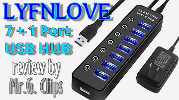 LYFNLOVE 7+1 USB 3.0 data HUB review.