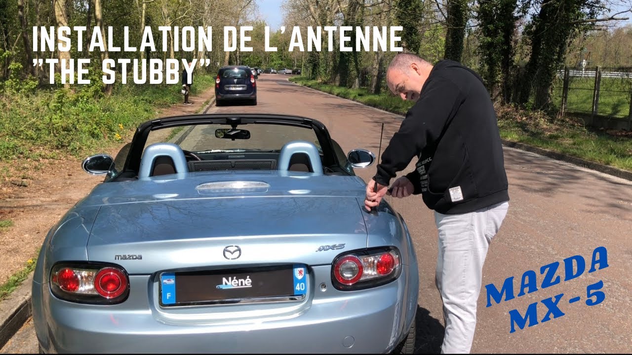 Antenne courte The Stubby Mazda MX-5 NC Roadster & Coupe