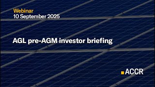 Investor Briefing: AGL pre-AGM 2025 CTAP Analysis