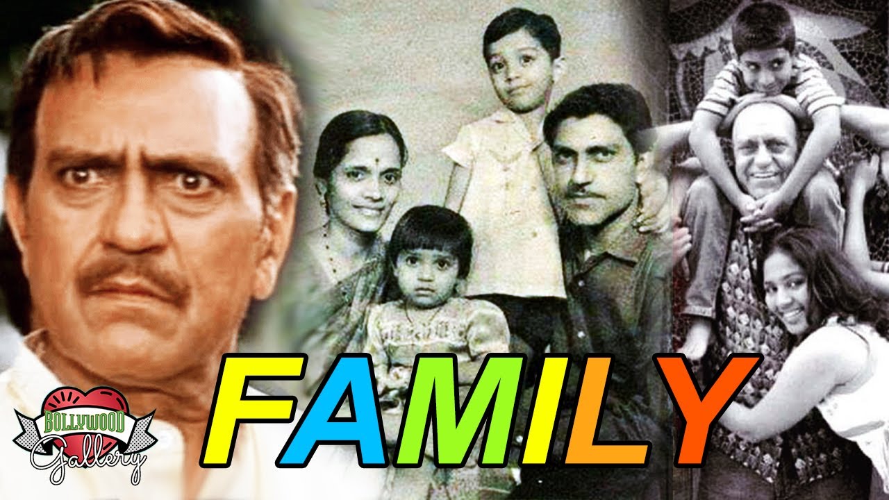 Amrish Puri Family With Parents Wife Brother Son Daughter  Grandchildren