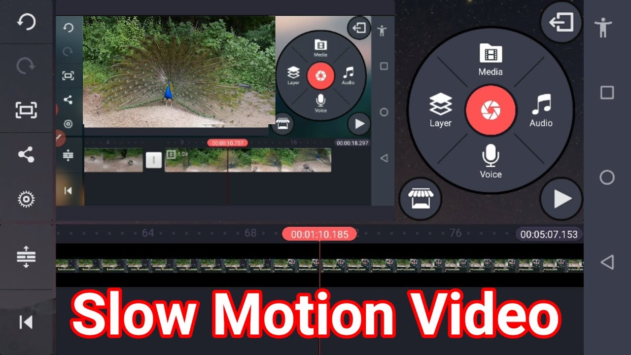 How to make slow motion video Slow motion video by kinemaster Slow