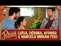 Luísa, Débora, Afonso e Marcelo brigam feio | As Aventuras de Poliana