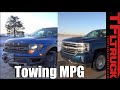 Ford F-150 6.2L Raptor vs 2016 Chevy 6.2L Silverado Real World MPG Smackdown Review