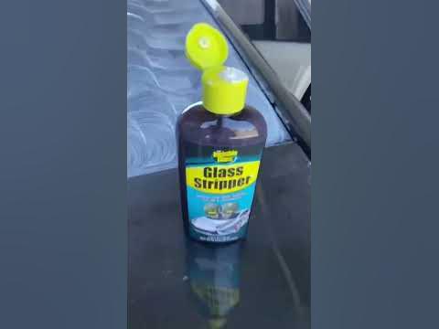 How To Remove Glass Water Spots From Your Car Windows - Invisible Glass  Glass Stripper 