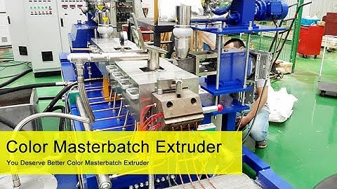 Color Masterbatches Production Line - Kerke Extrusion