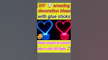 DIY Simple invention with LED light😱💯amazing decor ideas 🤯🤩#decorideas#ideas #diy#shorts